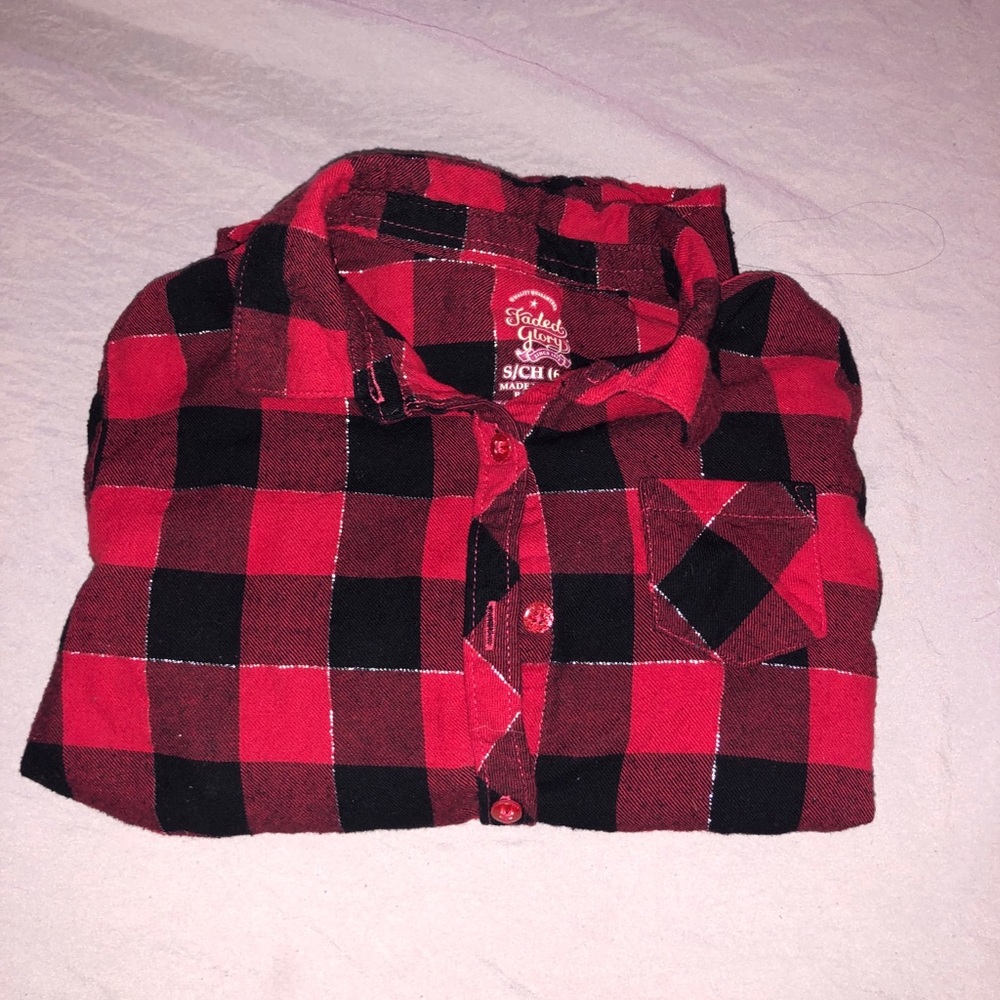 Red/Black Checkered Shirt